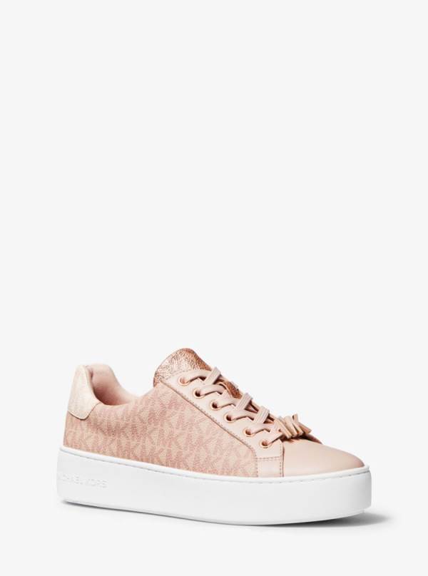 Damske Tenisky Michael Kors Poppy Color-Block Logo Ruzove - Topanky Michael Kors Lacne | DLXGH-7810